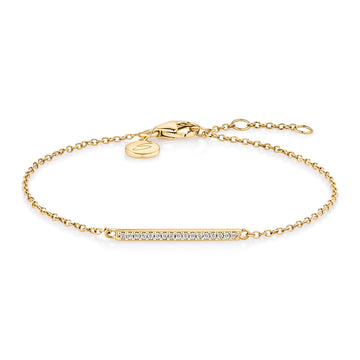 Bracelet in 18 carat yellow gold vermeil