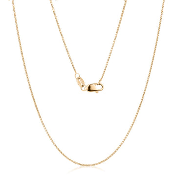 45CM wheat chain in 10 carat yellow gold