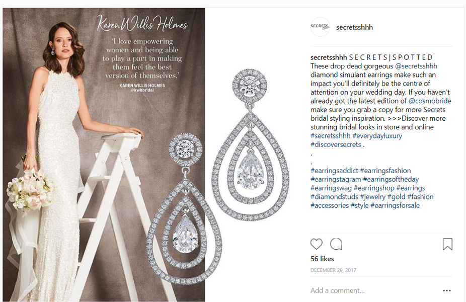 Secrets in Cosmo Bride with Karen Willis Holmes Bridal