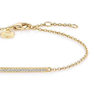 Bracelet in 18 carat yellow gold vermeil secondary view