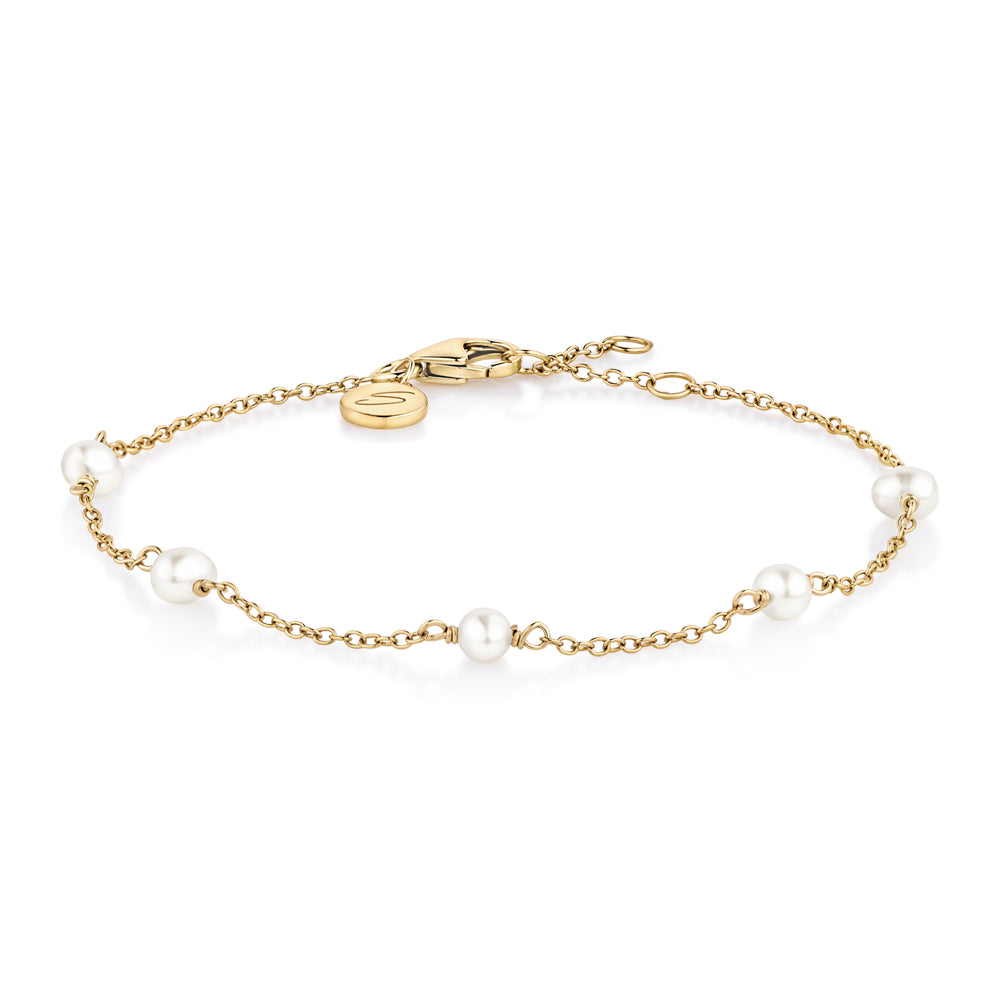 Bracelet in 18 carat yellow gold vermeil