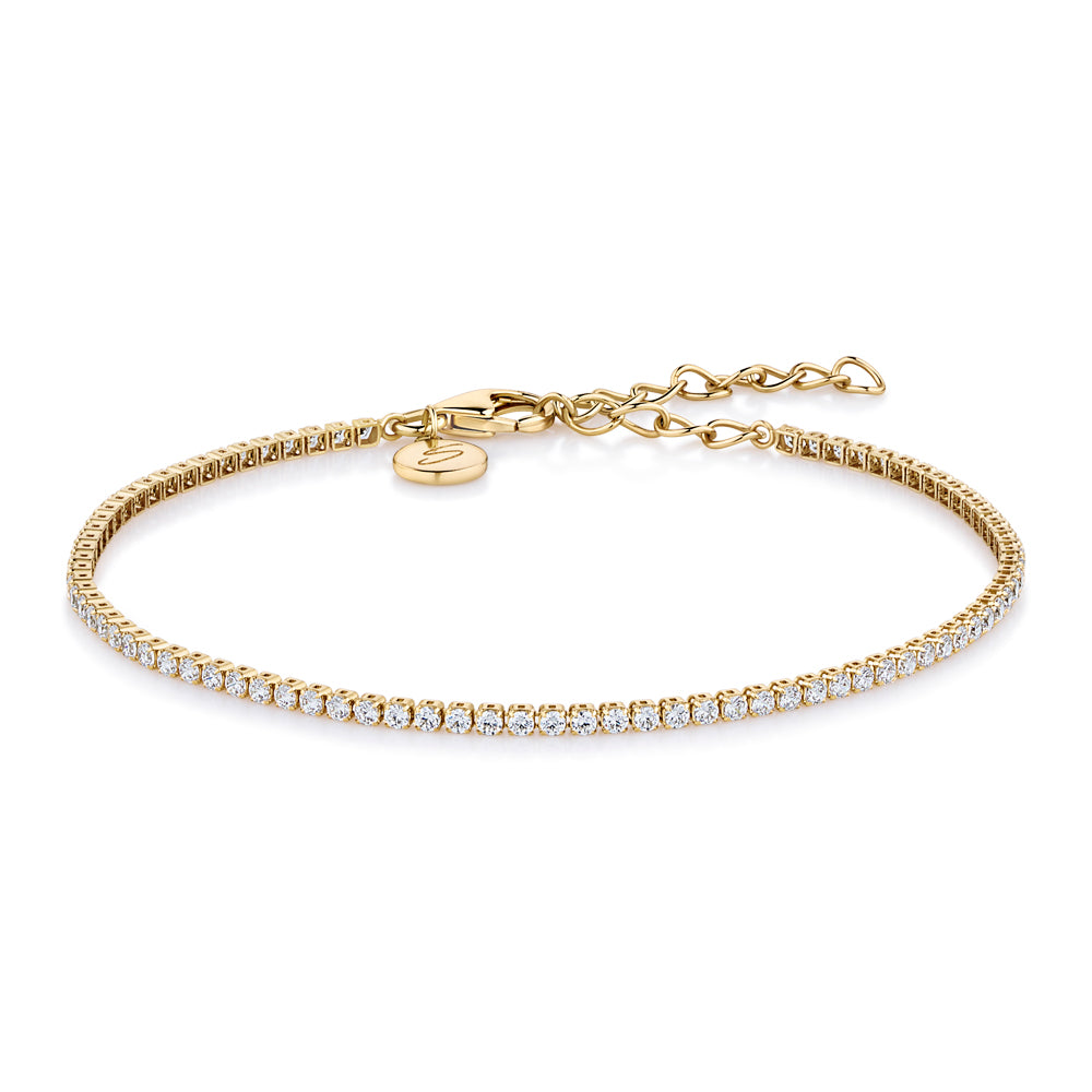 Bracelet in 18 carat yellow gold vermeil