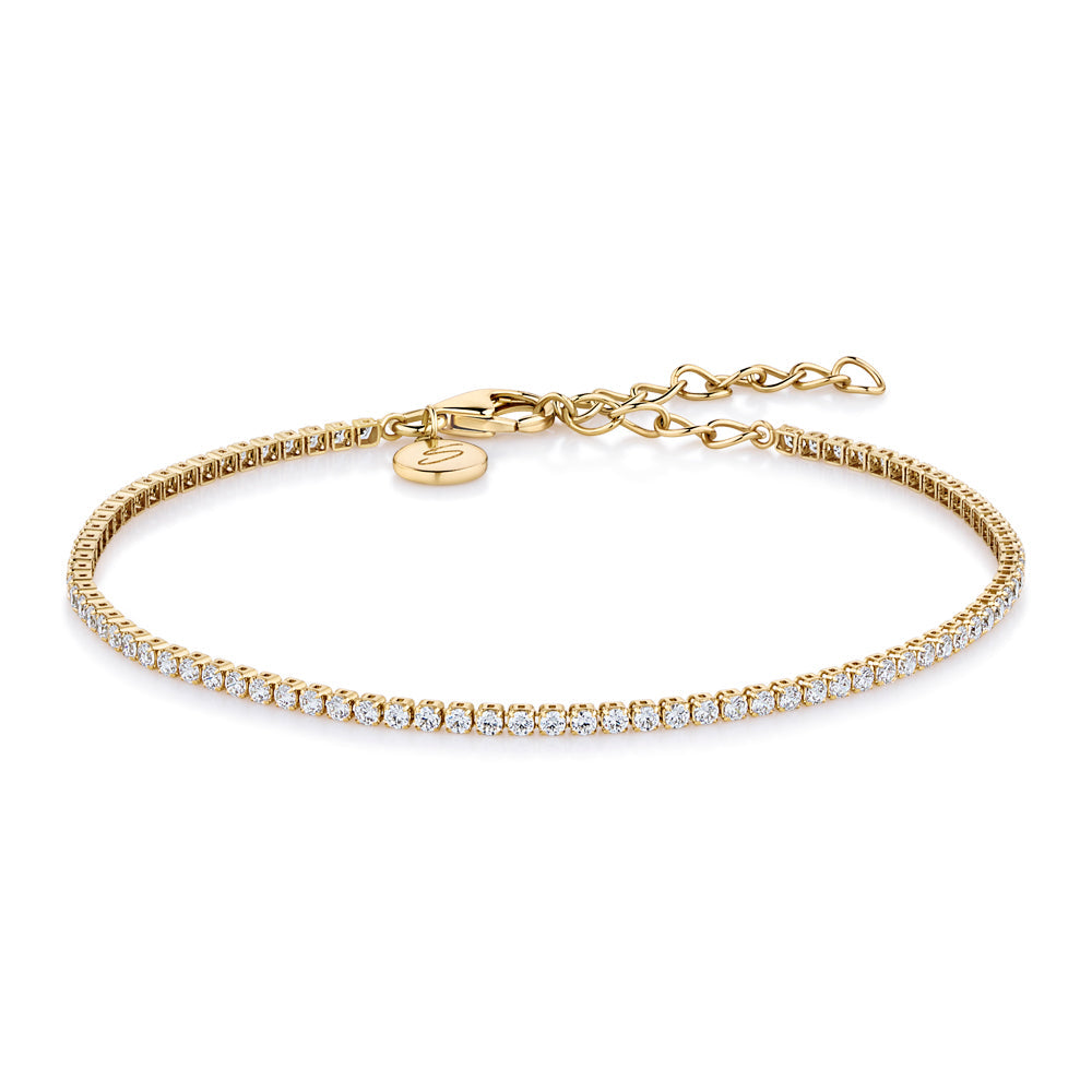 Bracelet in 18 carat yellow gold vermeil