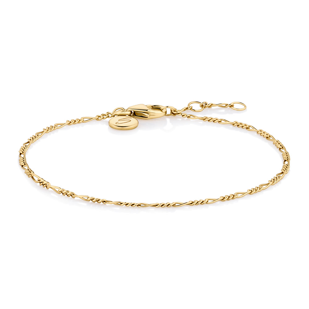 Bracelet in 18 carat yellow gold vermeil