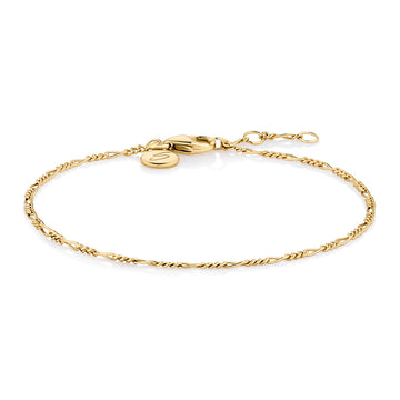 Bracelet in 18 carat yellow gold vermeil