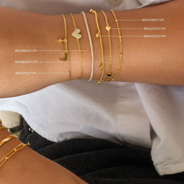Bracelet in 18 carat yellow gold vermeil secondary view