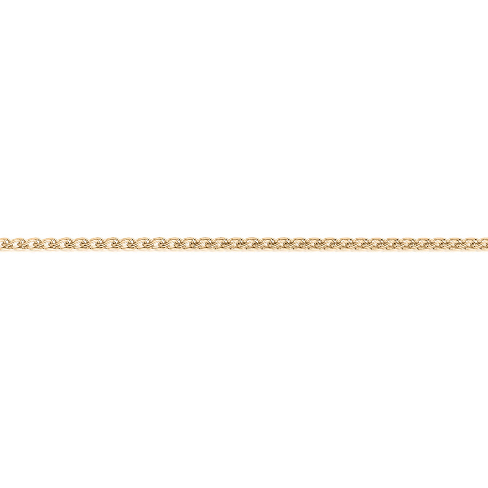 45CM wheat chain in 10 carat yellow gold