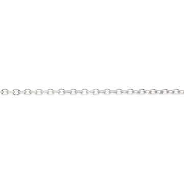 45CM cable chain in 10 carat white gold secondary view