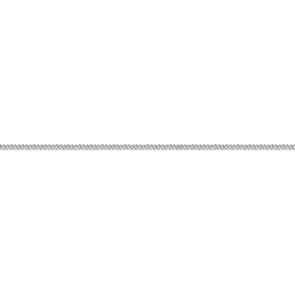 10ct Gold Curb Chain in White Gold