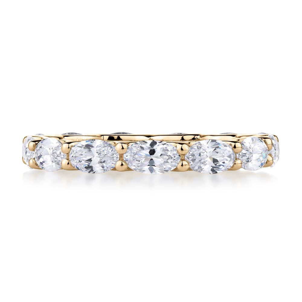 Oval Cut All-Rounder Ring in 10ct Yellow Gold