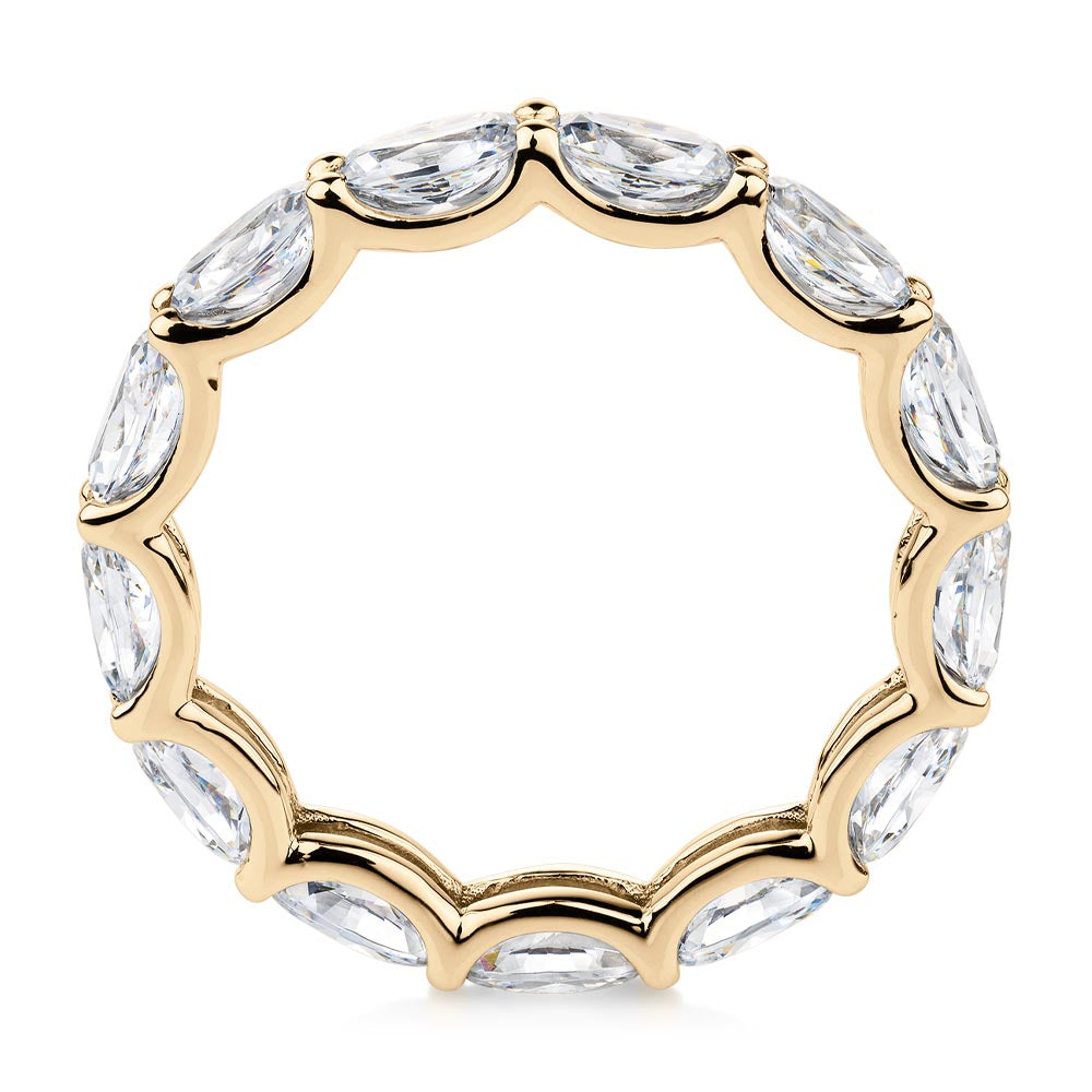 Oval Cut All-Rounder Ring in 10ct Yellow Gold