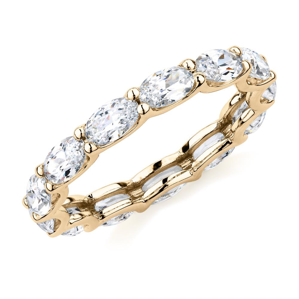 Oval Cut All-Rounder Ring in 10ct Yellow Gold