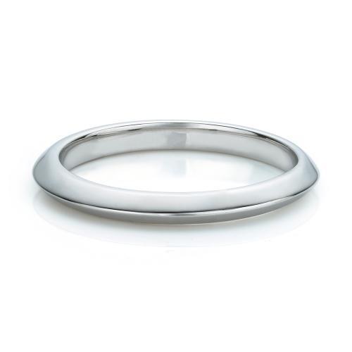 Wedding or eternity band in 14 carat white gold