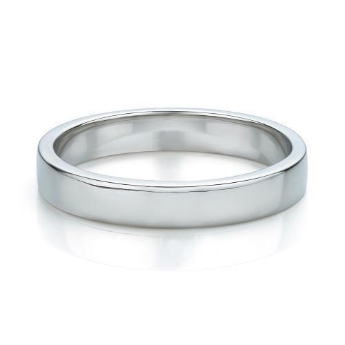 Wedding or eternity band in 14 carat white gold