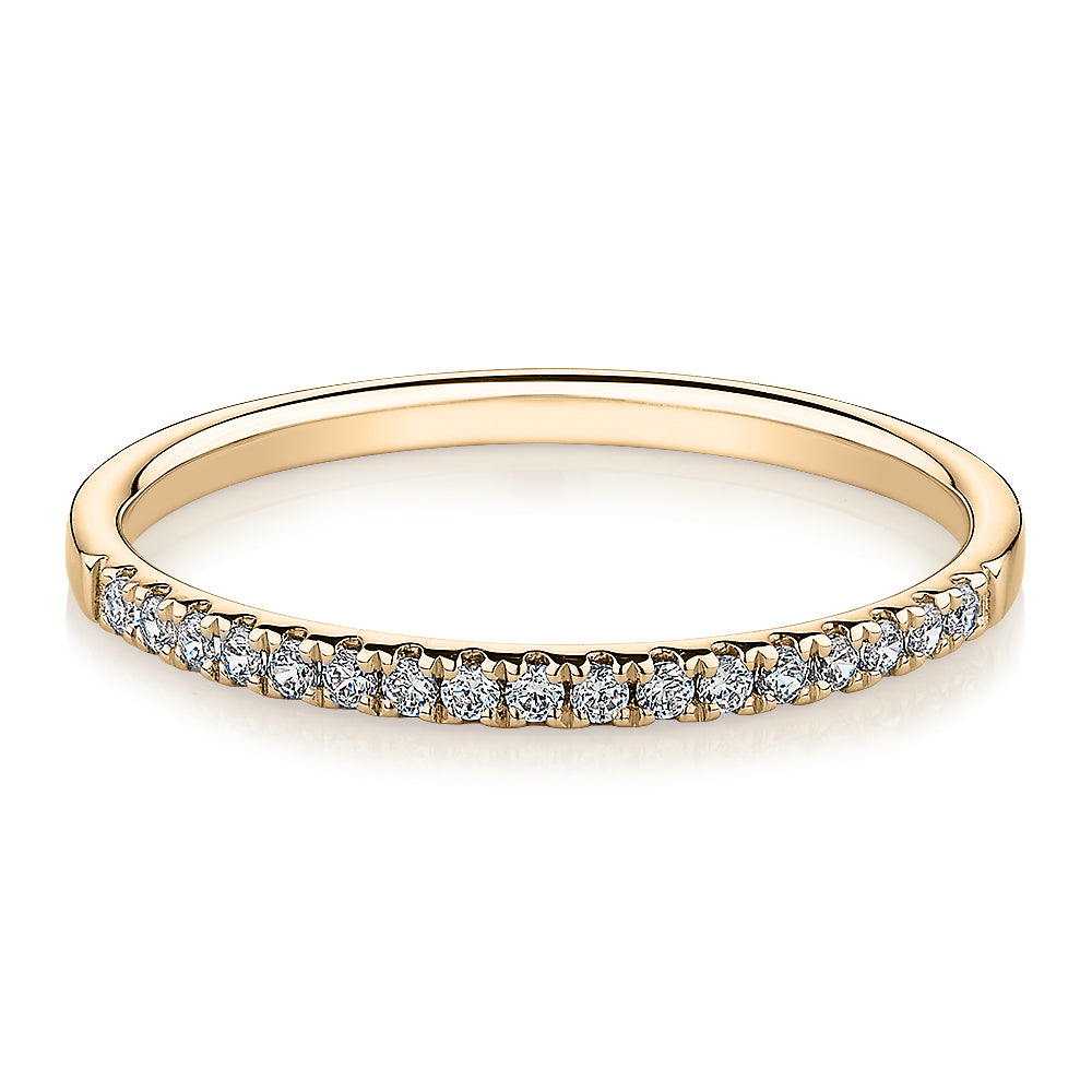 Wedding or Eternity Band - Yellow Gold – Secrets Shhh – Secrets by Amaar