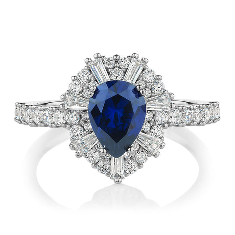 Pear Shaped Rings