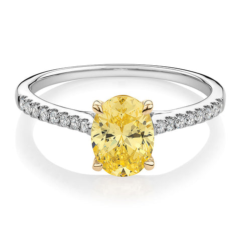 Coloured Stone Engagement Rings